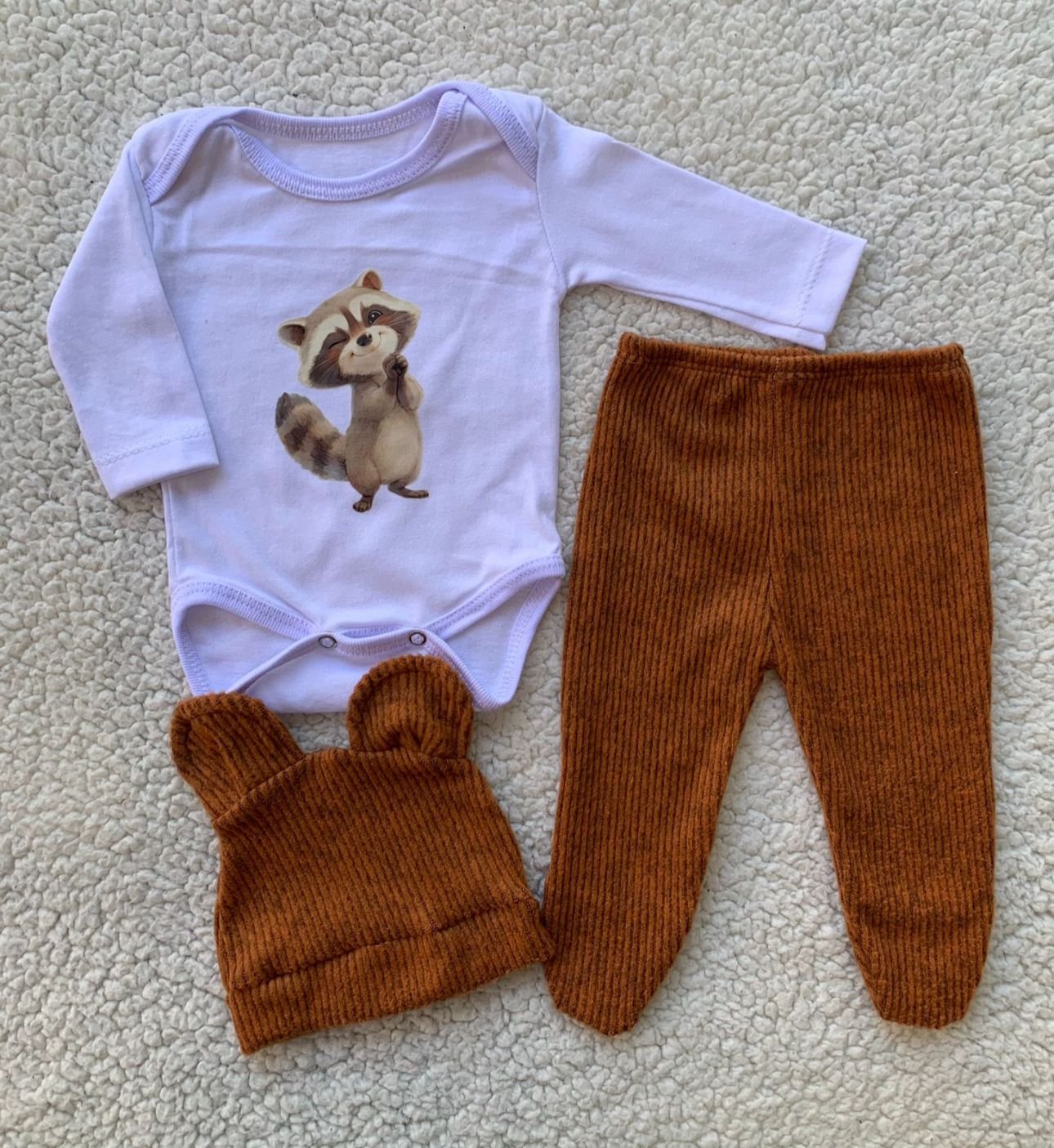 Ajuar Mapache Unisex