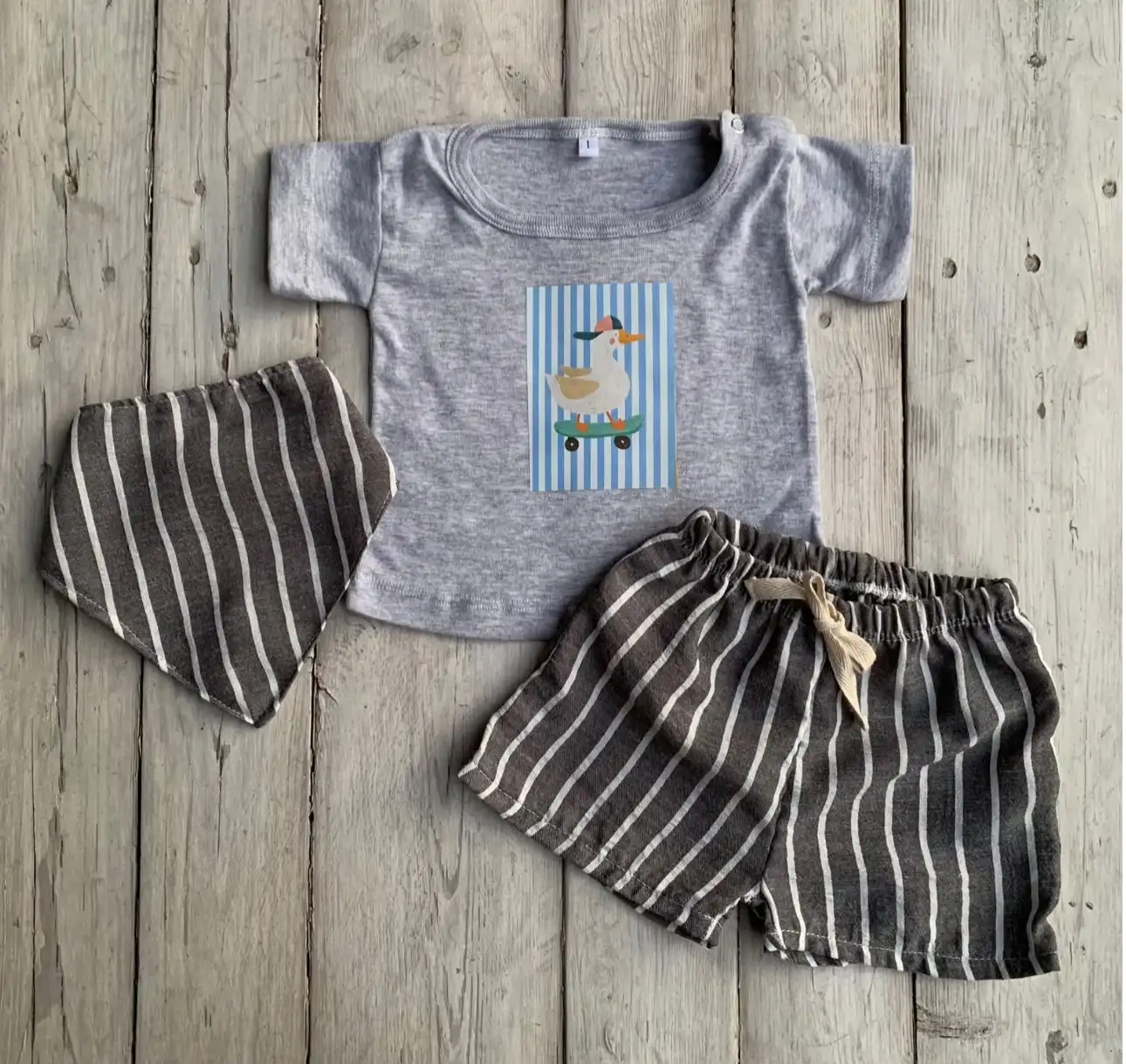 Remera + Short | nene de Lino
