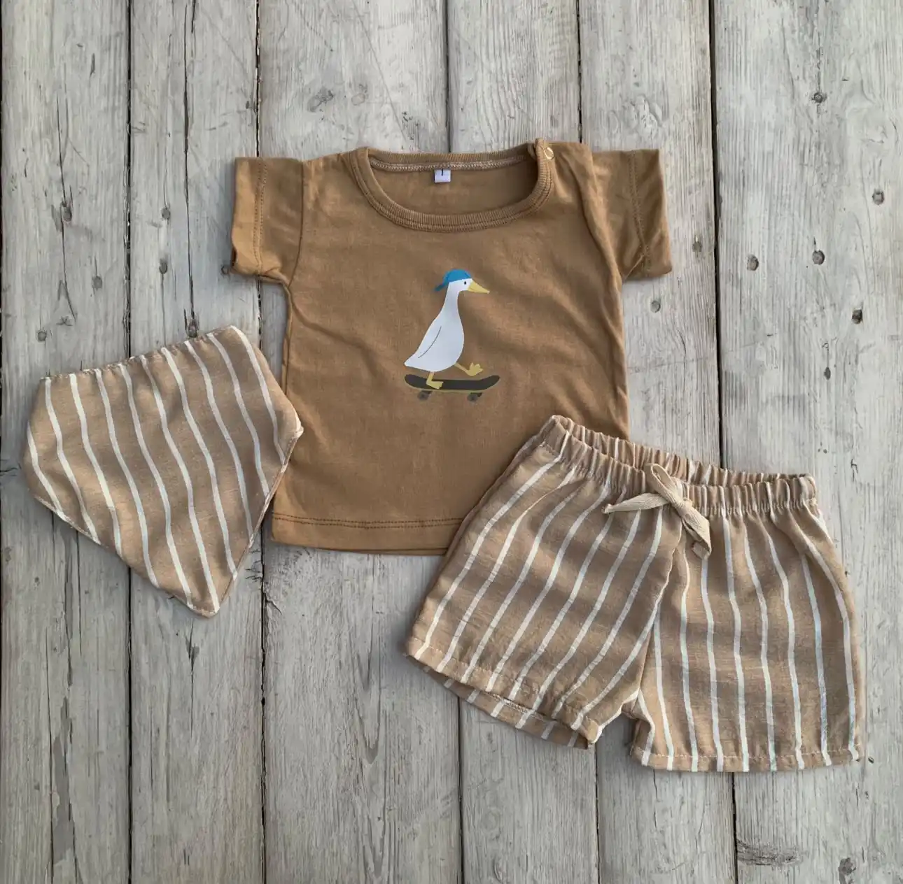 Remera + Short | nene de Lino