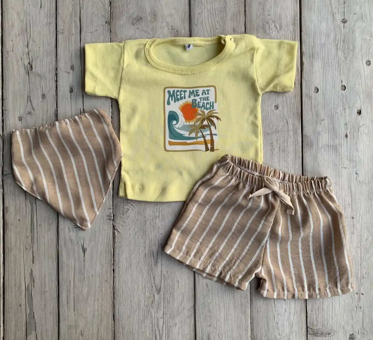Remera + Short | nene de Lino