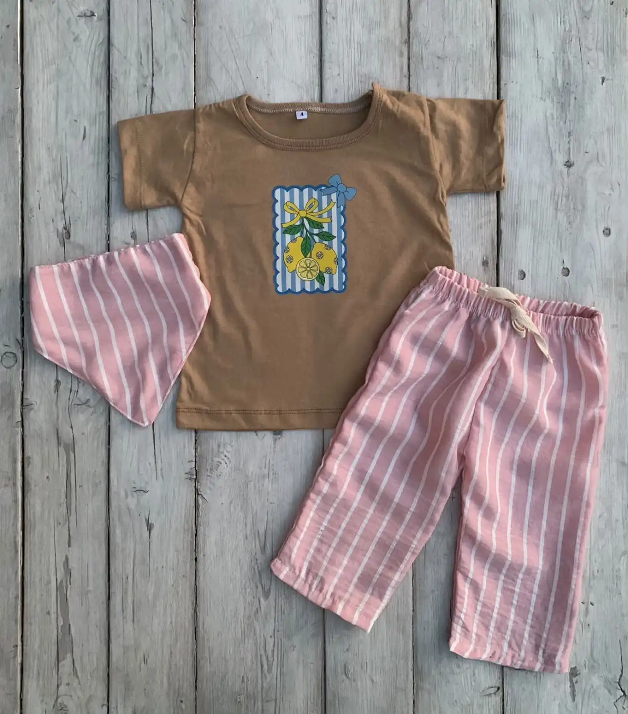 Remera + Pantalon | nena de Lino