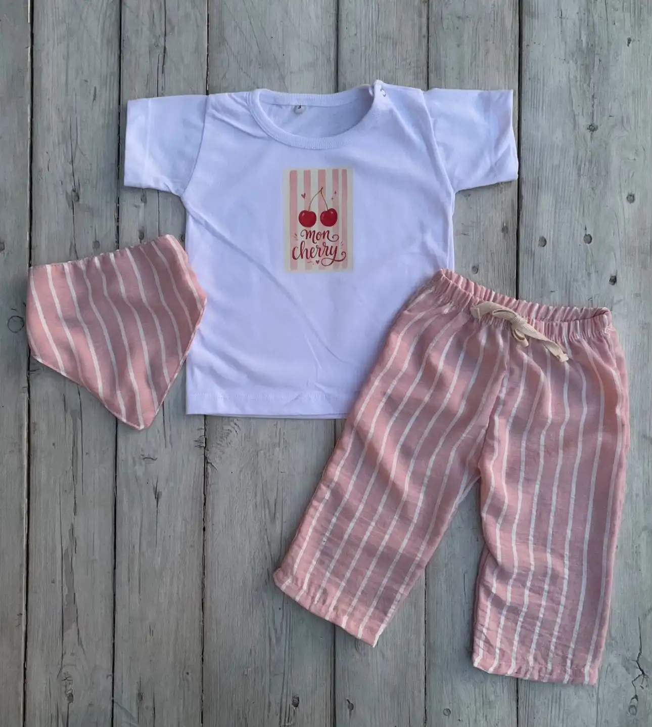 Remera + Pantalon | nena de Lino