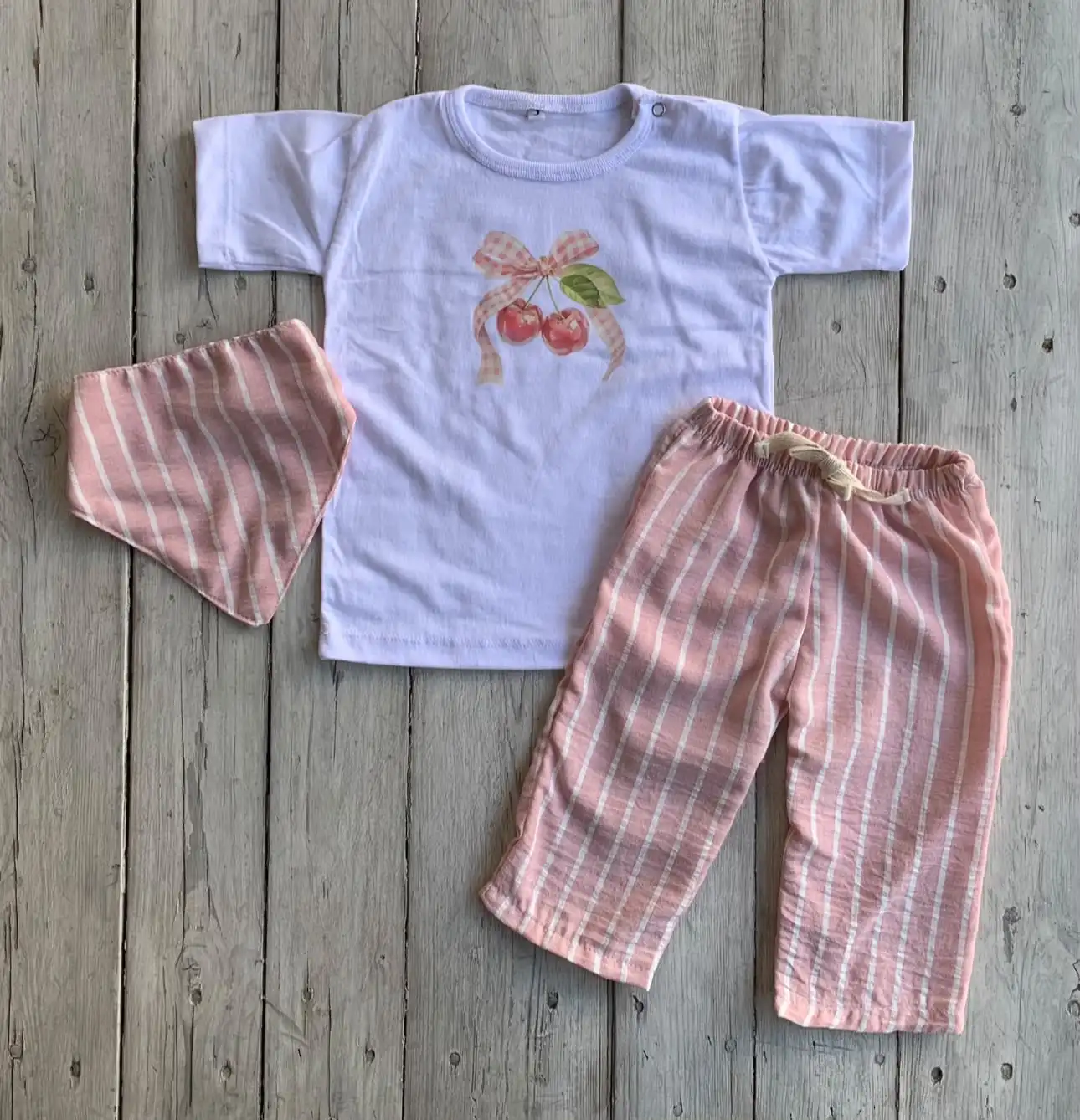 Remera + Pantalon | nena de Lino