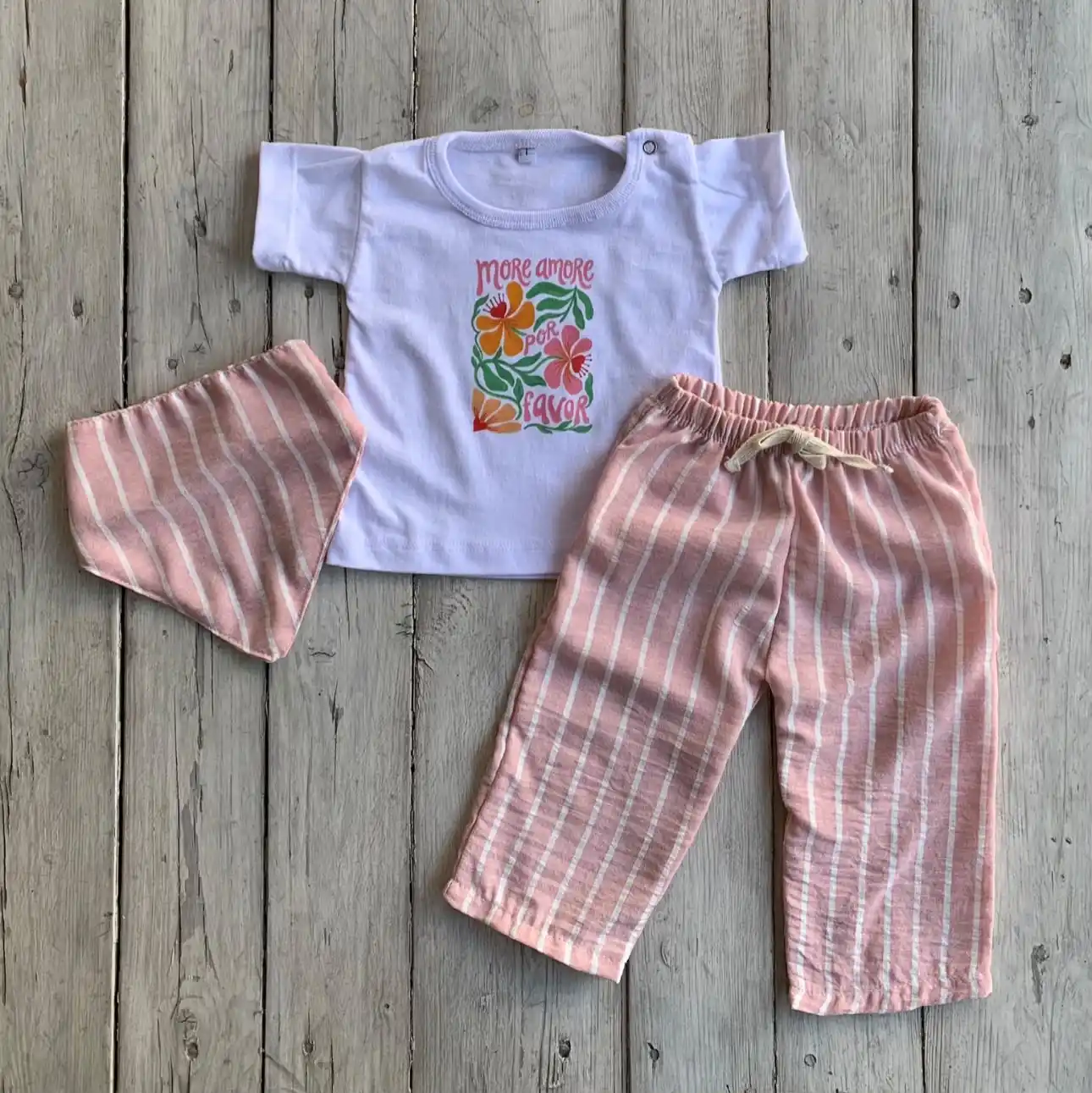 Remera + Pantalon | nena de Lino