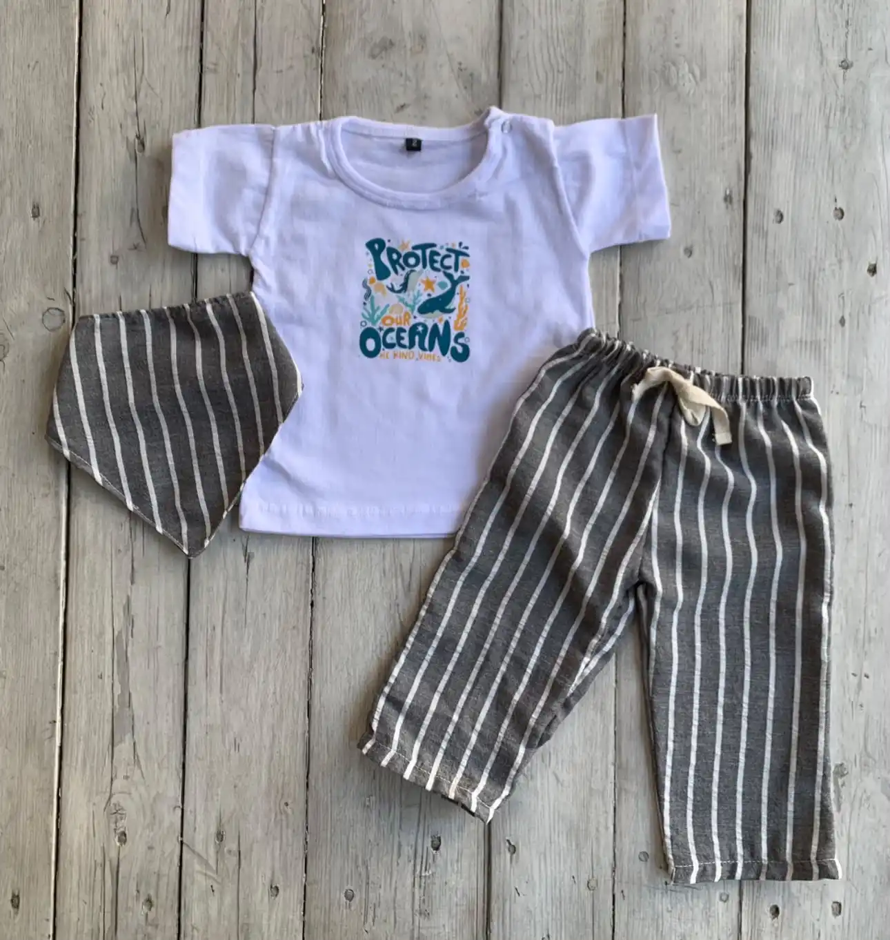 Remera + Pantalon | nene de Lino