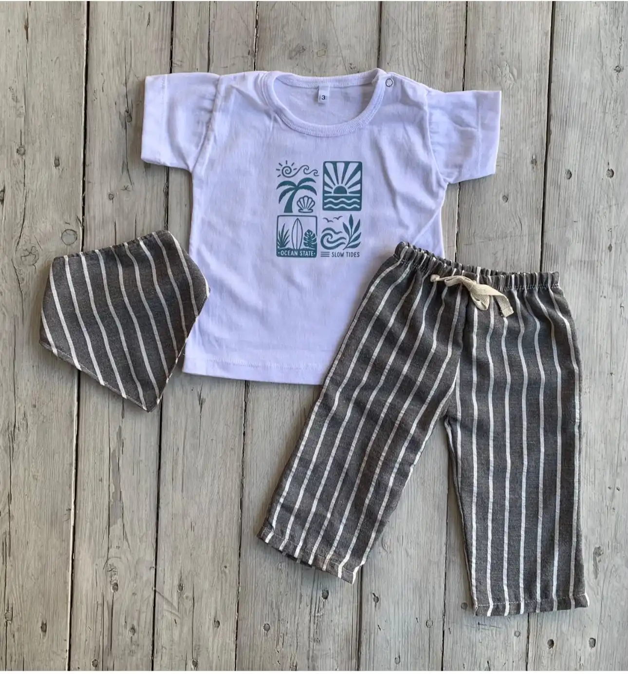 Remera + Pantalon | nene de Lino