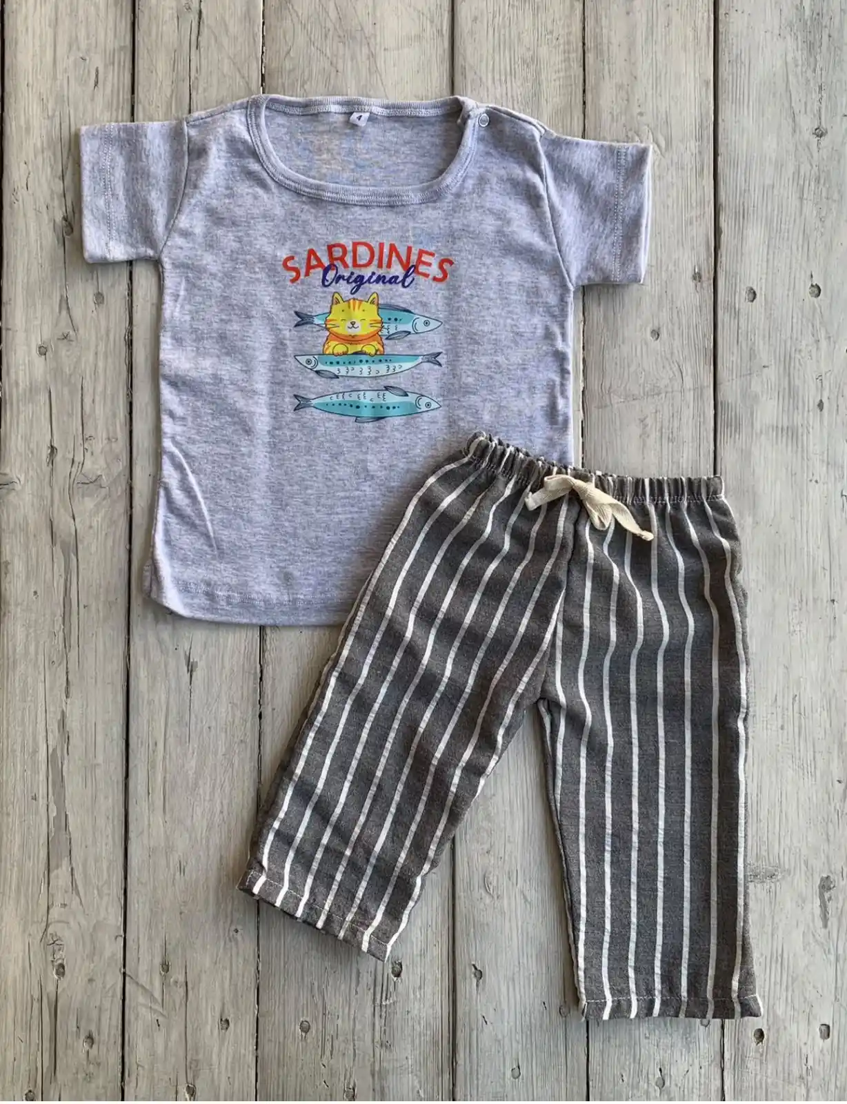 Remera + Pantalon | nene de Lino