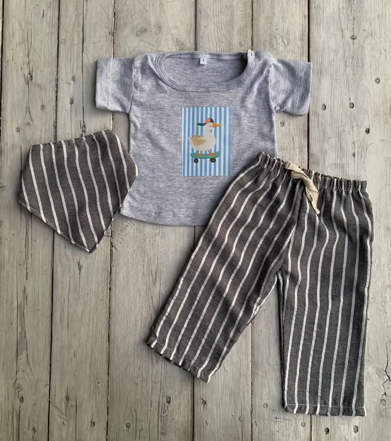 Remera + Pantalon | nene de Lino