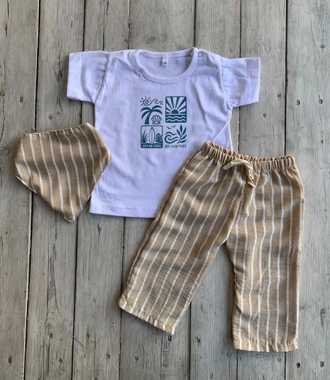 Remera + Pantalon | nene de Lino
