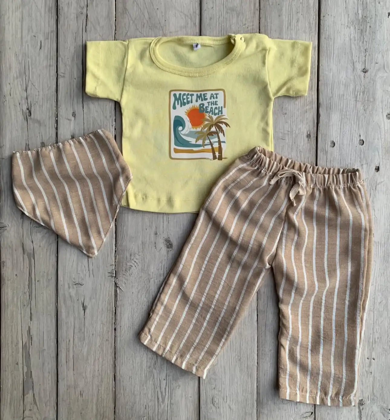 Remera + Pantalon | nene de Lino