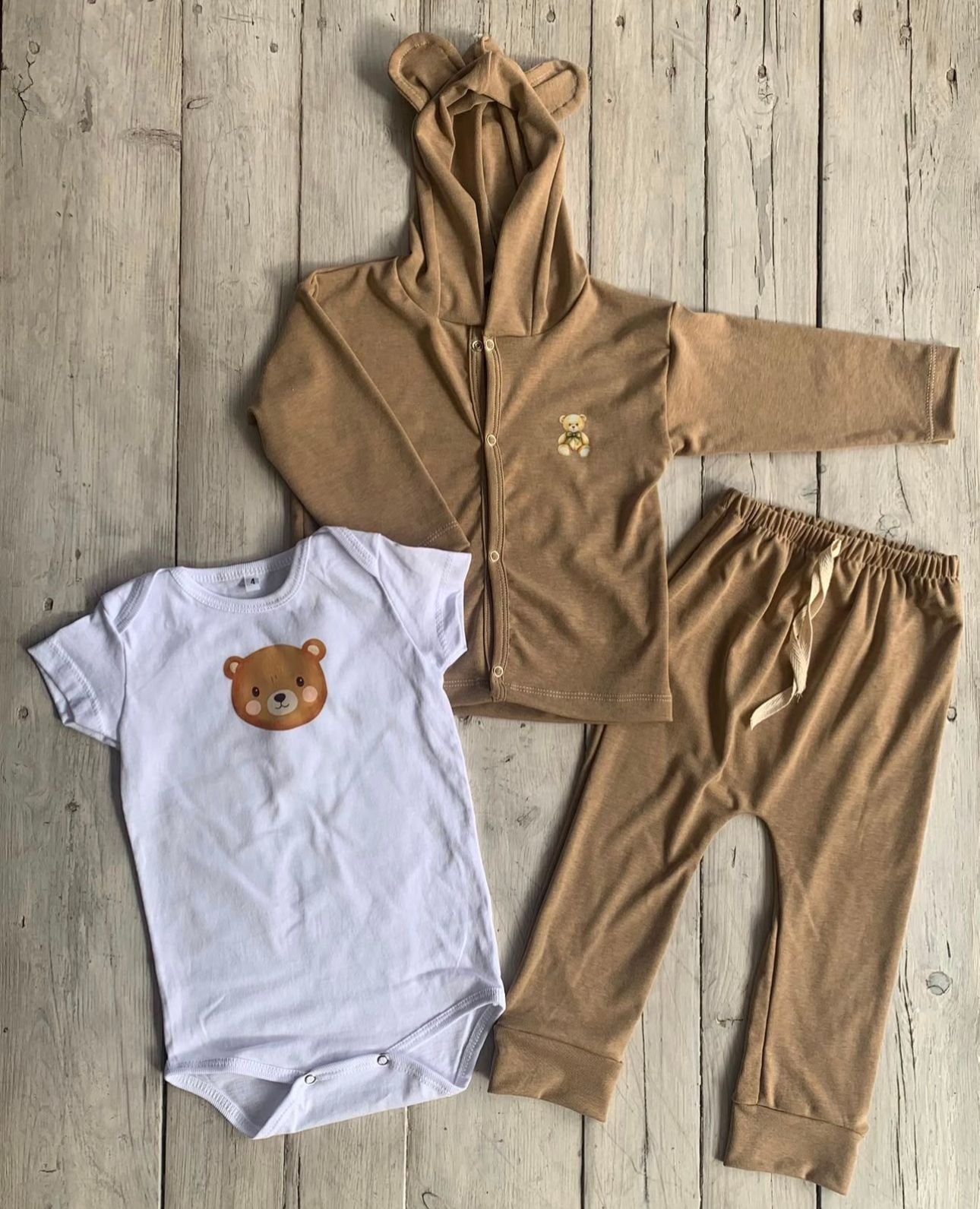 Conjunto 3 Piezas Osito